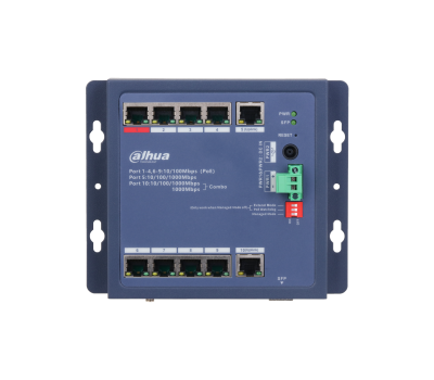 DH-CHS4110-8ET-90-F 8-портовый PoE коммутатор с функцией облачного управления DH-CHS4110-8ET-90-F 8-портовый PoE коммутатор с функцией облачного управления