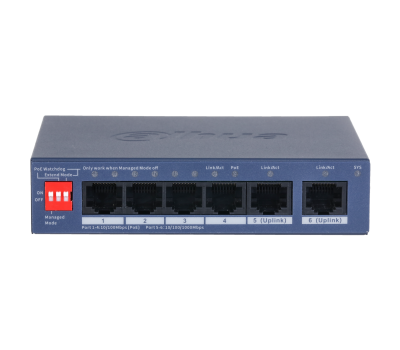 DH-CS4006-4ET2GT-36 4-портовый PoE коммутатор с функцией облачного управления